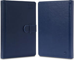 FIS Blue 170×240 PU Strap 2026 AE Diary - FSDI75AE26BL - Al Masam Stationery LLC