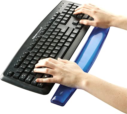 Crystals Keyboard Wrist Support - Blue - ( New Model) - FEL 9113709 - Al Masam Stationery LLC
