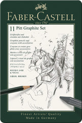 FABER-CASTELL Set 11 PITT Graphite tin - Al Masam Stationery LLC