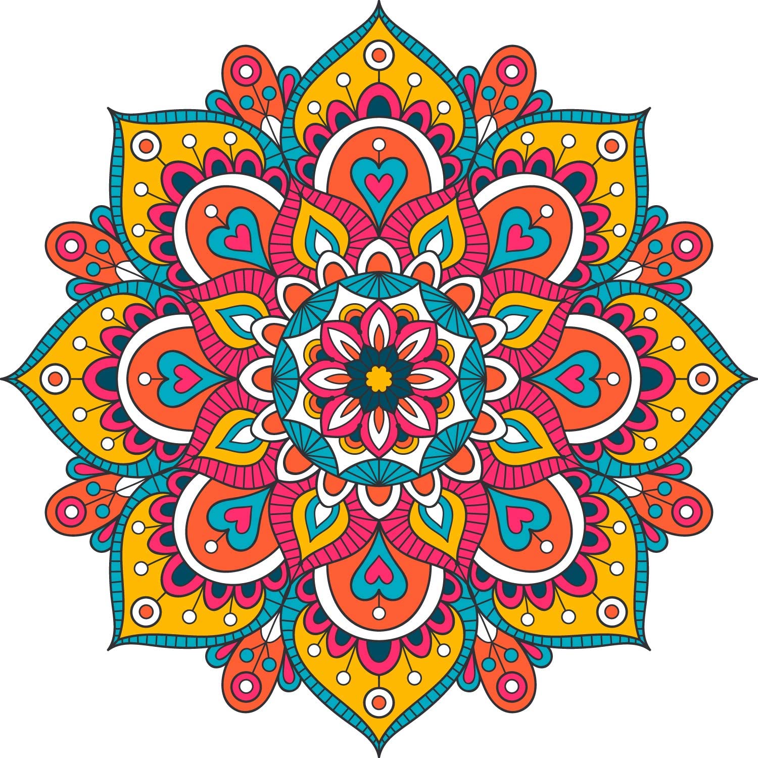 Maped Graph'Peps Fineliner Asst Colr Pot - Al Masam Stationery LLC