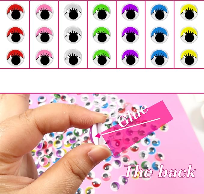 Colored Googly Eyes 12mm | Craft Eyes Secondary image