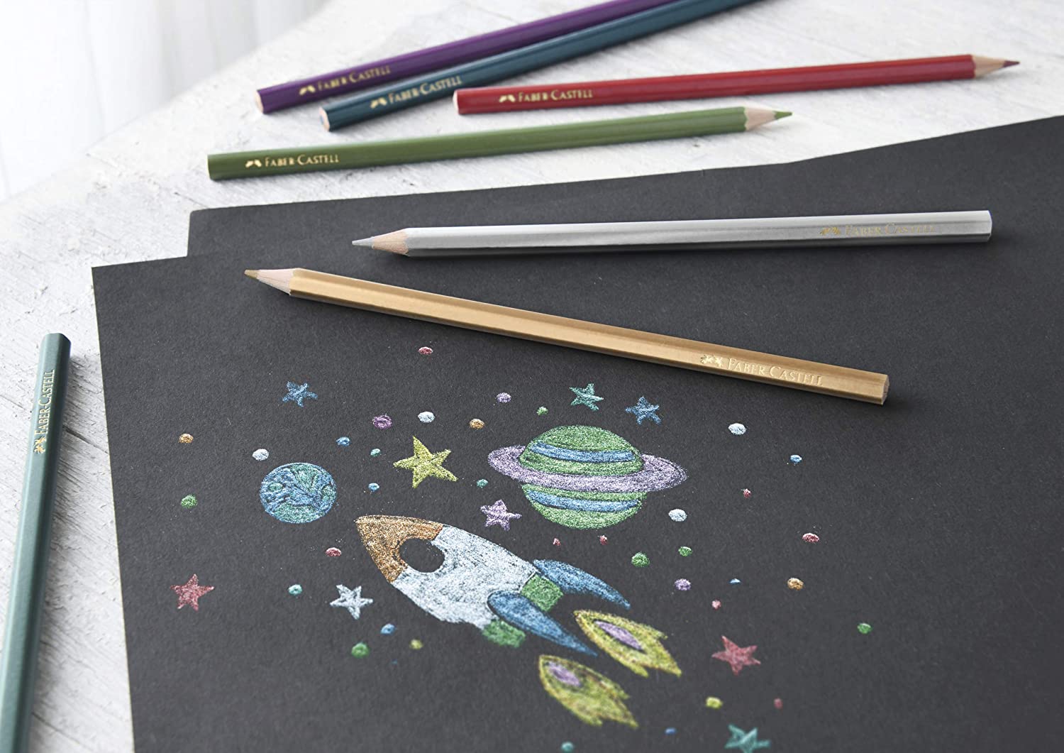 FABER-CASTELL Cardboard packet of 24 color Classic Line - Al Masam Stationery LLC