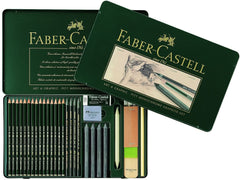 FABER-CASTELL PITT GRAPHITE SET TIN OF 29 - Al Masam Stationery LLC