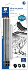 Staedtler Mars Lumograph Pencil Charcoal with blender 100C-SBK4 - Al Masam Stationery LLC