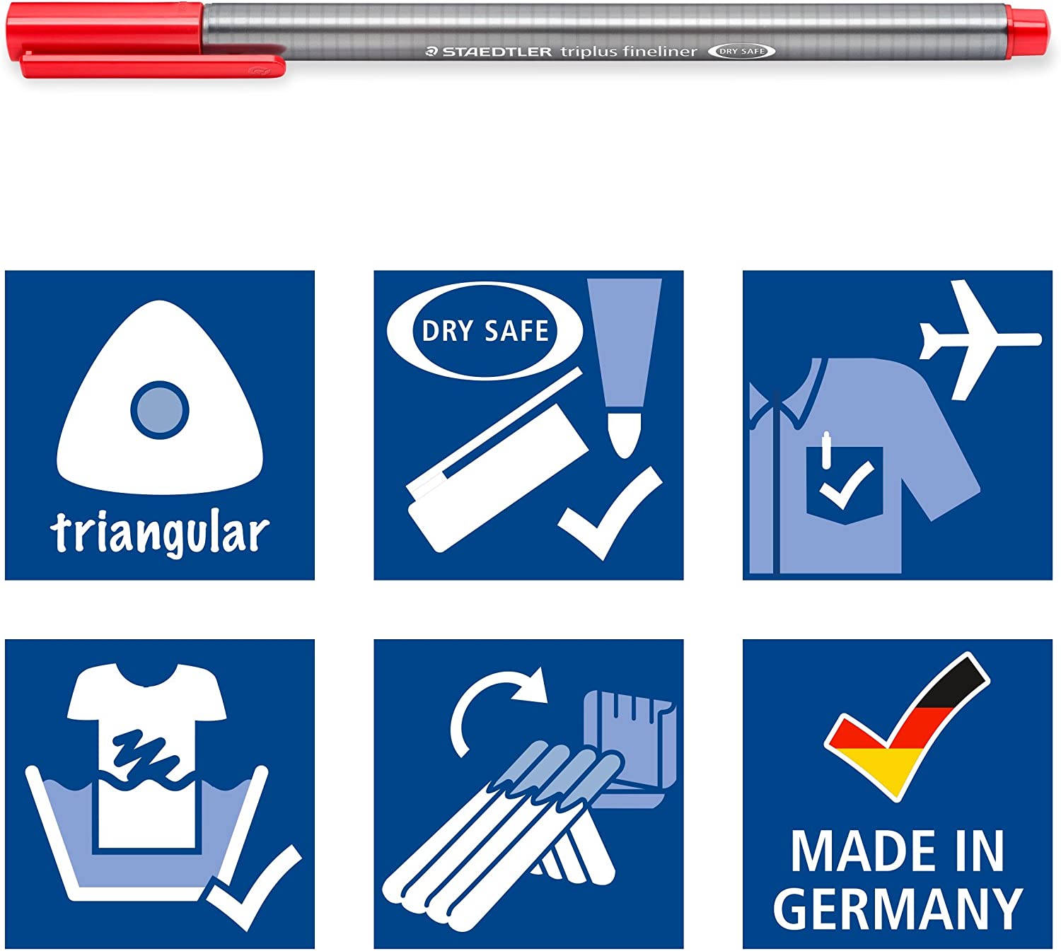 Staedtler 334 Triplus Superfine liner Point Pens, 0.3 Mm - (36 Pcs) - Al Masam Stationery LLC