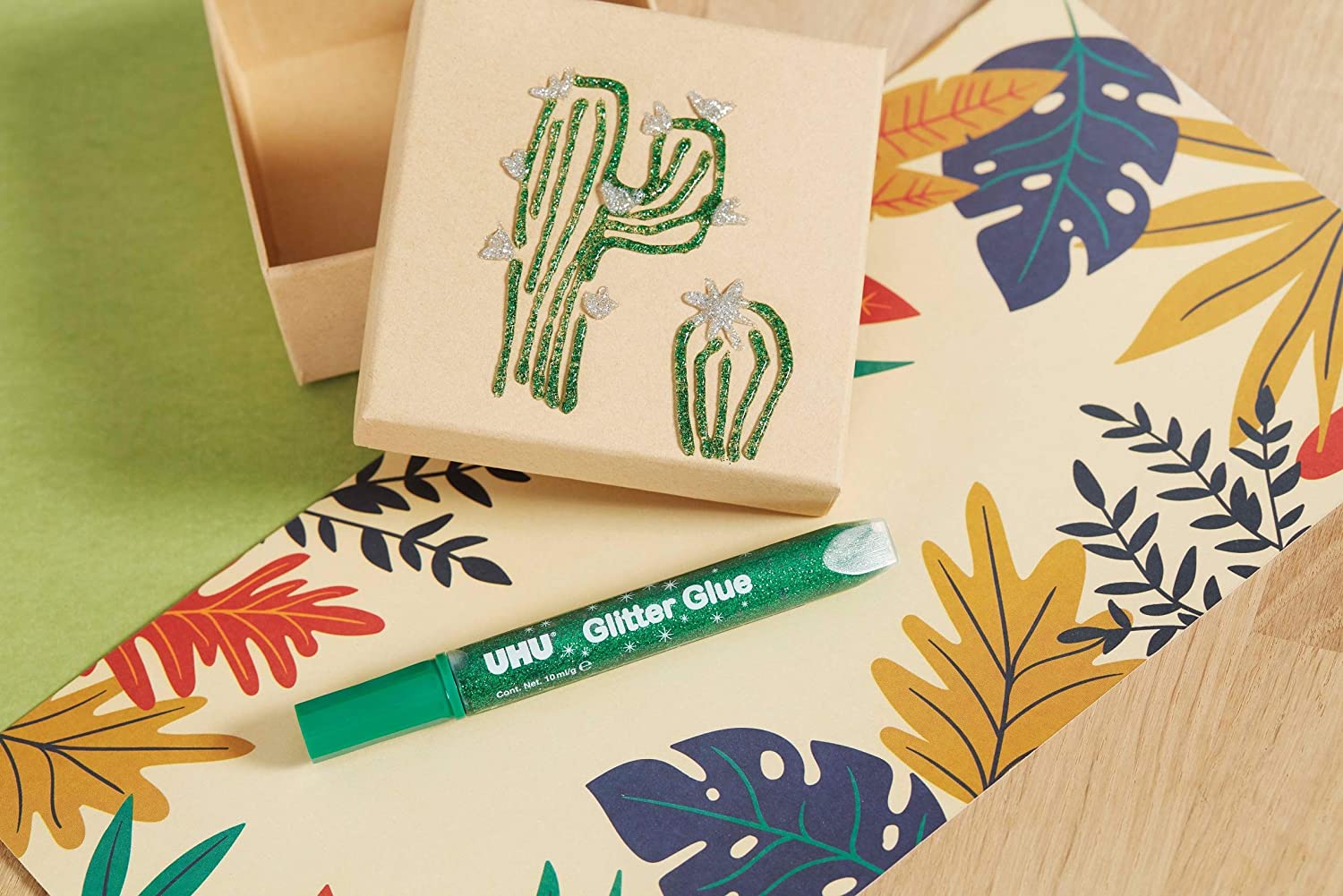 UHU GLITTER GLUE ORIGINAL 10ML - Al Masam Stationery LLC