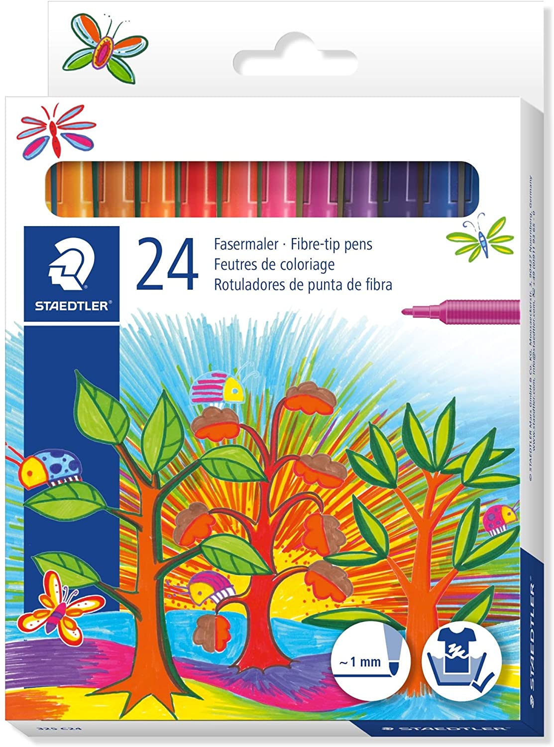 Staedtler Noris Fiber tip Pen cardboard - Al Masam Stationery LLC