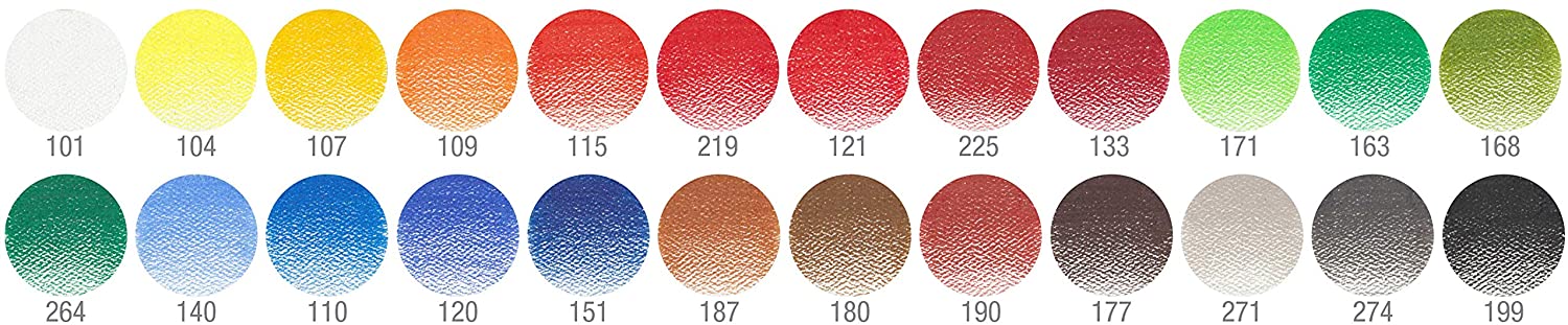 FABER-CASTELL Polychromos Artists Color Pencils - (24 Pcs) - Al Masam Stationery LLC