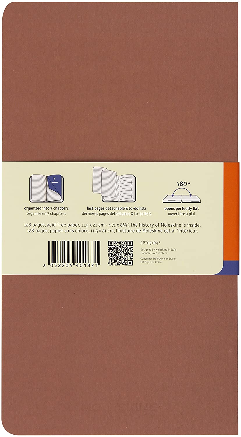 Moleskine Chapters Slim Large, Ruled, Old Rose, Soft Cover Journal - Al Masam Stationery LLC