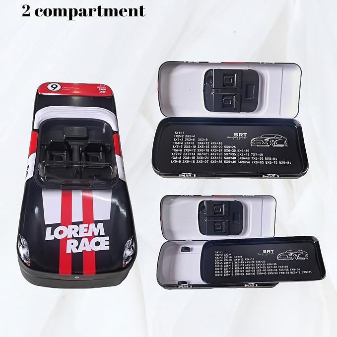 Cars Pencil Case for School Stationery