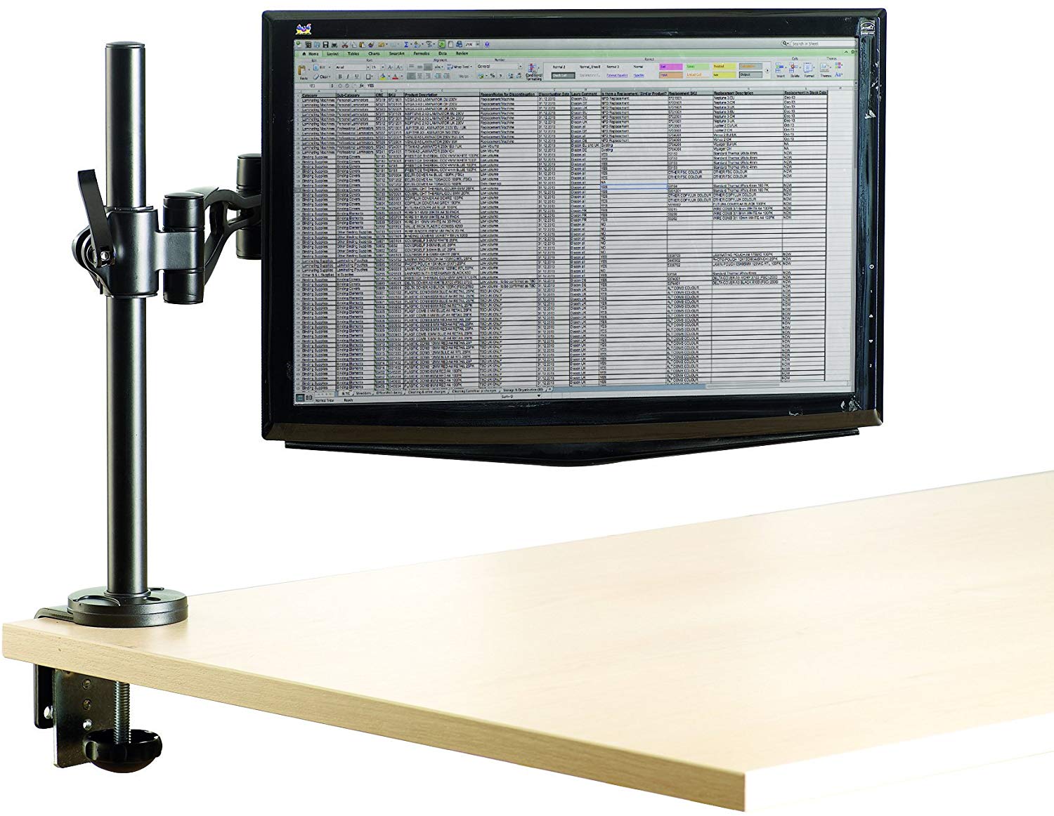Fellowes Professional Series Freestanding Single Monitor Arm - Al Masam Stationery LLC