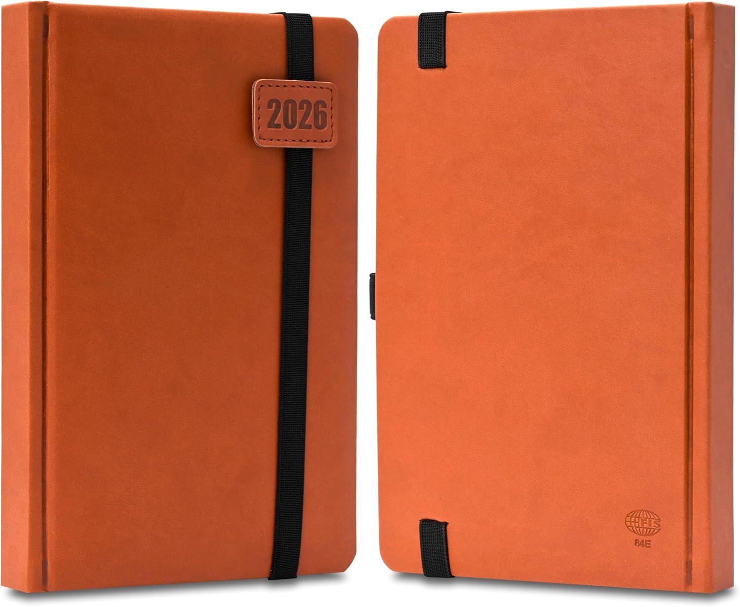 FIS Brown A5 PU Band 2026 Daily Diary - FSDI84E26BR - Al Masam Stationery LLC