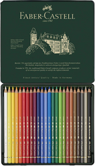 FABER-CASTELL Polychromos Artists Color Pencils - (24 Pcs) - Al Masam Stationery LLC