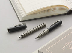 FABER-CASTELL Ballpoint pen LOOM gunmetal shiny - Al Masam Stationery LLC