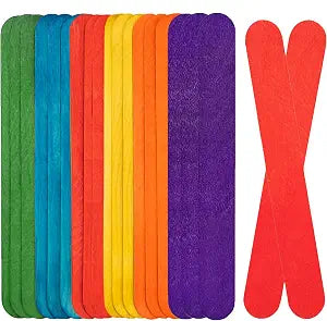 Assorted Colour Ice Cream Craft Sticks – 1 × 11.4 cm Secondary image
