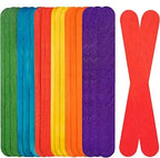 Assorted Colour Ice Cream Craft Sticks – 1 × 11.4 cm