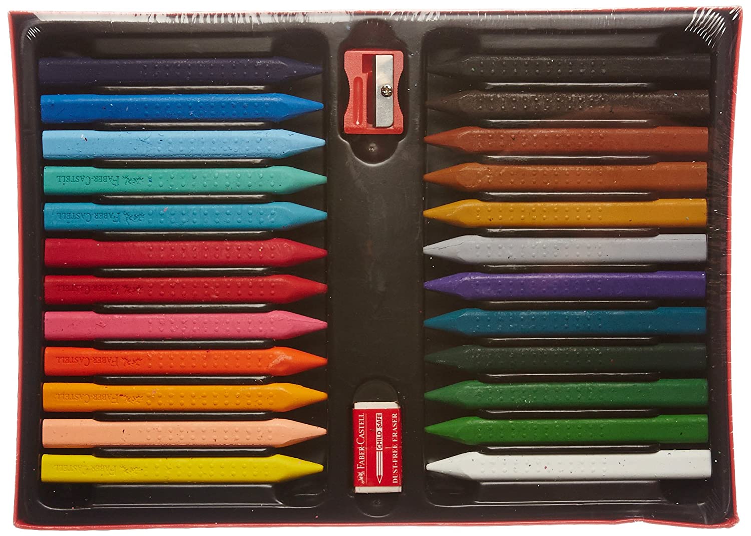 FABER-CASTELL Grip Erasable Crayons 90mm - Al Masam Stationery LLC