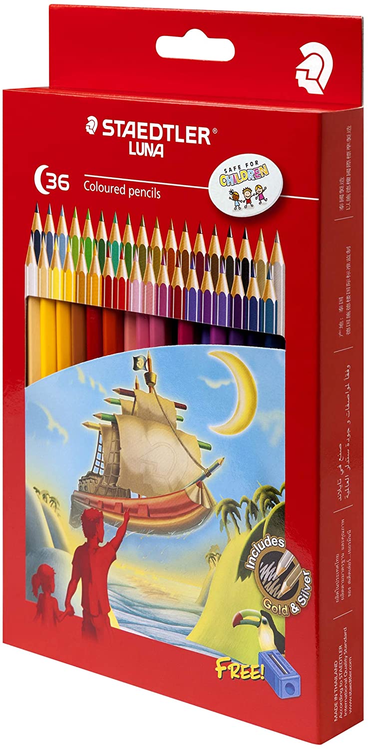 Staedtler Luna Colouring Pencils - (36 Pcs) - Al Masam Stationery LLC