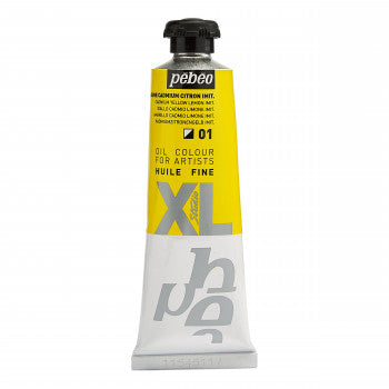 PEBEO XL FINE OIL 37 ML LEMON CADMIUM YELLOW HUE - Al Masam Stationery LLC Main image