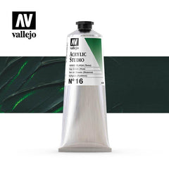 Vallejo Acrylic Studio 16:125ml. Sap Green