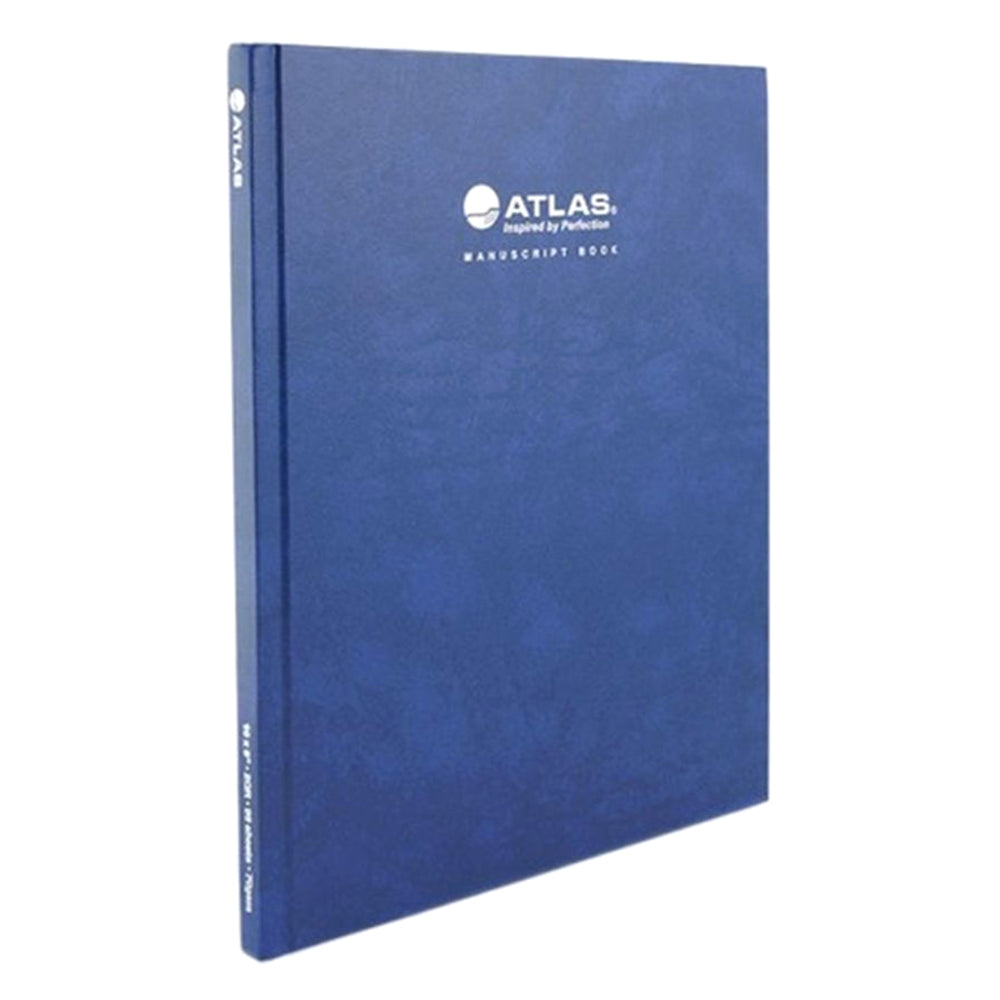 Atlas Manuscript Book Black 10 x 8 inch 192 Pages - Al Masam Stationery LLC Main image