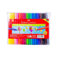 FABER-CASTELL Fibre Tip Pens Full Color Body - (20 Pcs) - Al Masam Stationery LLC