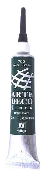 VALLEJO ARTEDECO LINER/CONTOUR 700-20ML. GREEN - Al Masam Stationery LLC
