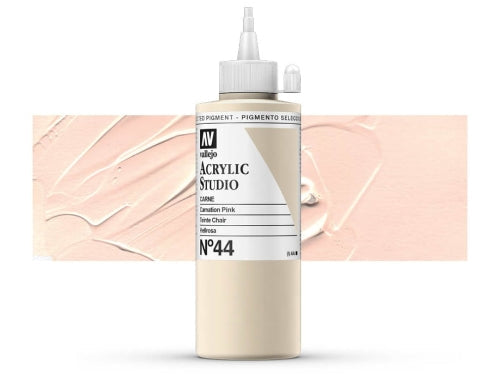VALLEJO ACRYLIC STUDIO 44: 200 ML. CARNATION PINK - Al Masam Stationery LLC