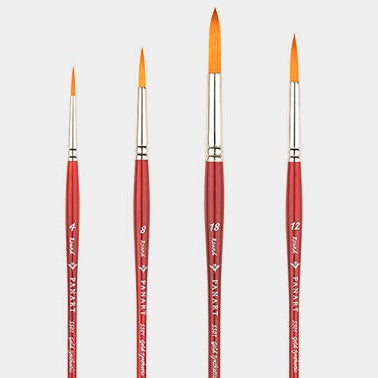 PANART ECHO SYNTHETIC LH BRUSH SET R-10 BR-16 FB-12 - Al Masam Stationery LLC Main image