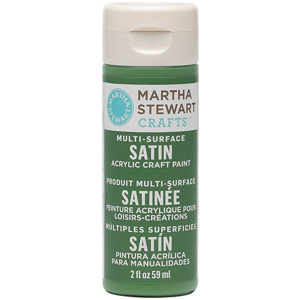 Martha Stewart Multi Surface Paint Satin 2 Oz. Pesto - Al Masam Stationery LLC