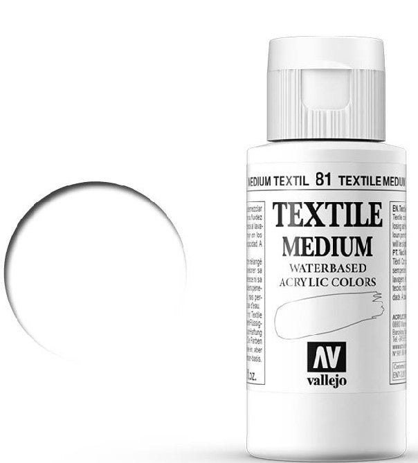 VALLEJO TEXTILE COLOR 81: 60 ML. TEXTILE MEDIUM - Al Masam Stationery LLC