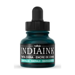 VALLEJO INDIA INK 321 -30ML. EMERALD - Al Masam Stationery LLC