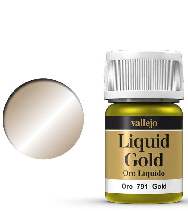 VALLEJO LIQUID GOLD 791-35ML. GOLD - Al Masam Stationery LLC