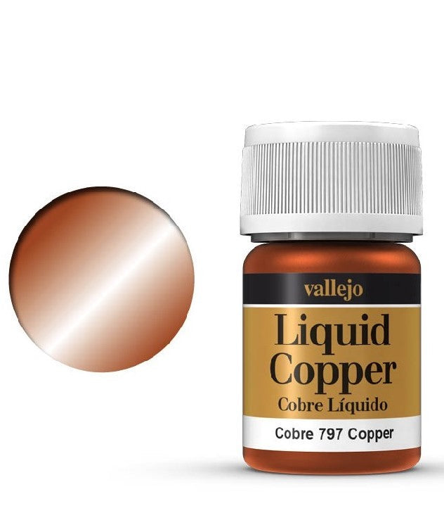 VALLEJO LIQUID GOLD 797-35ML. COPPER - Al Masam Stationery LLC