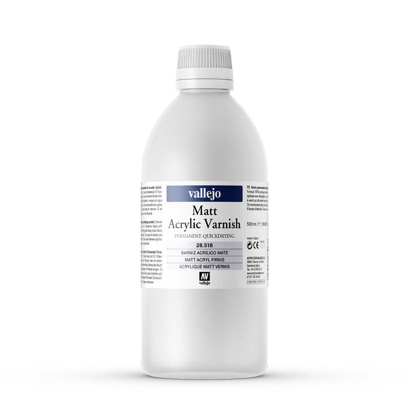 VALLEJO MAT VARNISH 518-500 ml. - Al Masam Stationery LLC