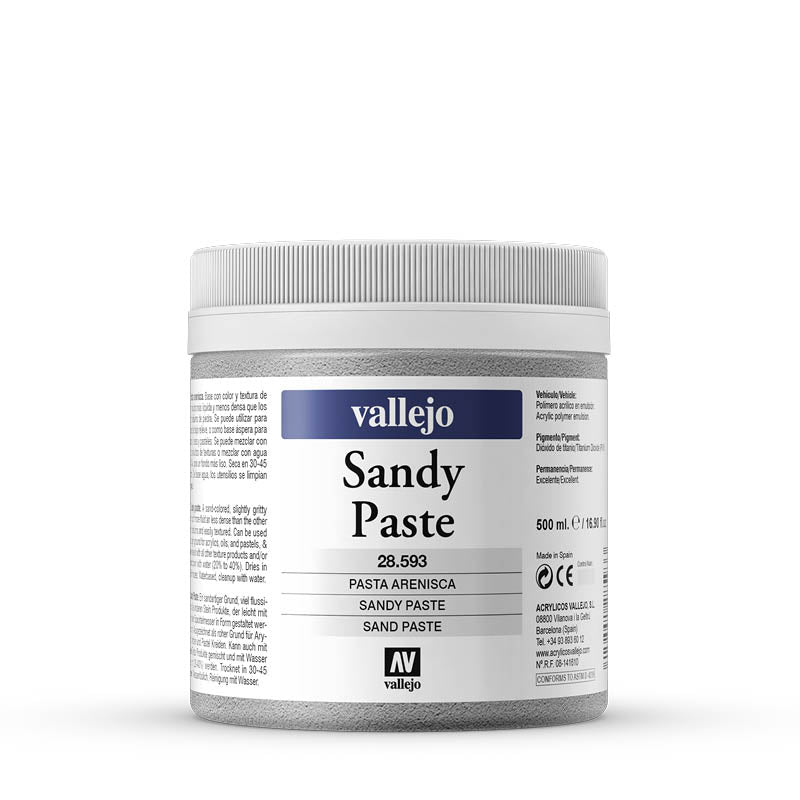 VALLEJO SANDY PASTE 593-500ML. (PASTELGESSO) - Al Masam Stationery LLC