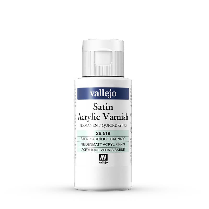 VALLEJO SATIN VARNISH 519-60ML. - Al Masam Stationery LLC