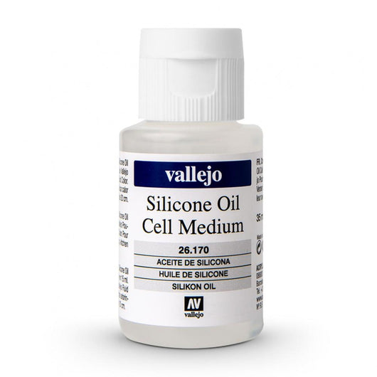 VALLEJO SILICONE OIL CELL MEDIUM 35 ML. - Al Masam Stationery LLC