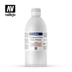 VALLEJO TRANSPARENT GLAZE MEDIUM 590-500ML - Al Masam Stationery LLC