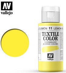 VALLEJO TEXTILE COLOR 11: 60 ML. LEMON YELLOW - Al Masam Stationery LLC