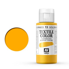 Vallejo Textile Color 13: 60 Ml. Golden Yellow
