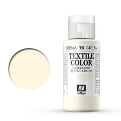 VALLEJO TEXTILE COLOR 16: 60 ML. CREAM - Al Masam Stationery LLC