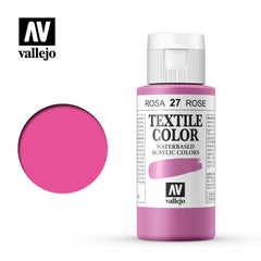 Vallejo Textile Color 27: 60 Ml. Rose