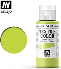 Vallejo Textile Color 54: 60 Ml. Bright Green