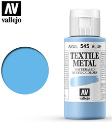 Vallejo Textile Color 545: 60 Ml. Blue Metal