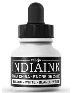 VALLEJO INDIA INK 310 -30ML. WHITE - Al Masam Stationery LLC