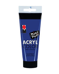 Marabu Acryl Color, 053 Dark Blue, 100 Ml - Al Masam Stationery LLC