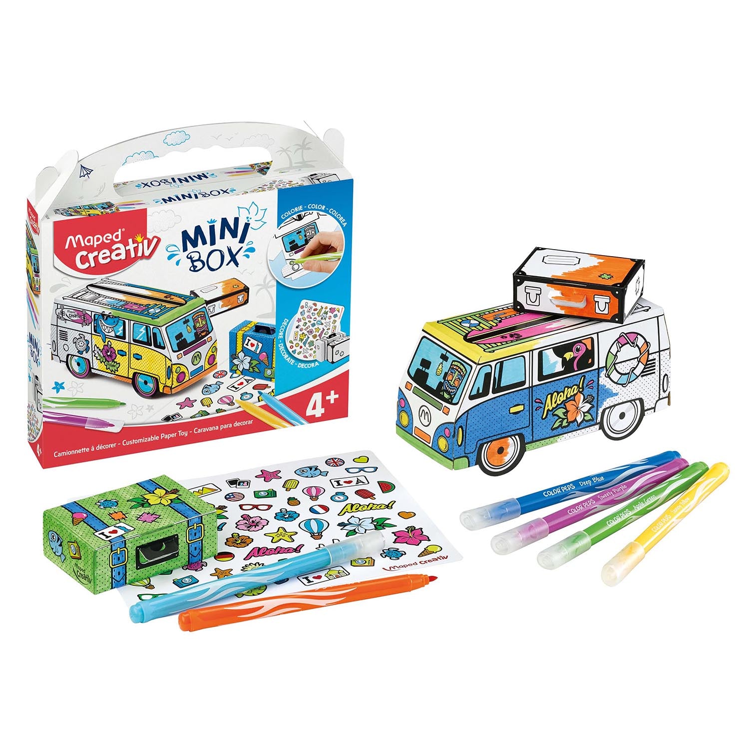 Maped Creativ Mini Box Customizable Paper Toy - Al Masam Stationery LLC