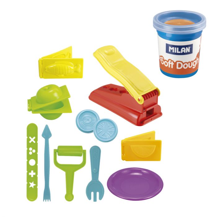Kit 8 cans 59 g Soft Dough with tools 'Cooking time' - Al Masam Stationery LLC