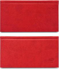 FIS Maroon Slim PU 2026 Weekly Diary - FSDI57E26MR